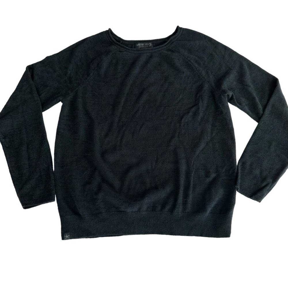Barefoot Dreams Black CozyChic Ultra Lite Rolled Neck Pullover Size Small S - Picture 2 of 6